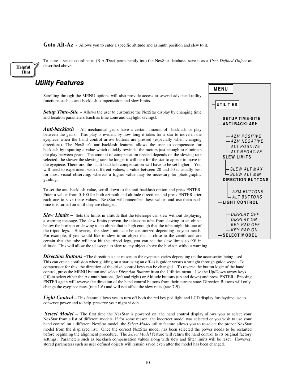 Celestron NexStar GT User Manual | Page 10 / 13