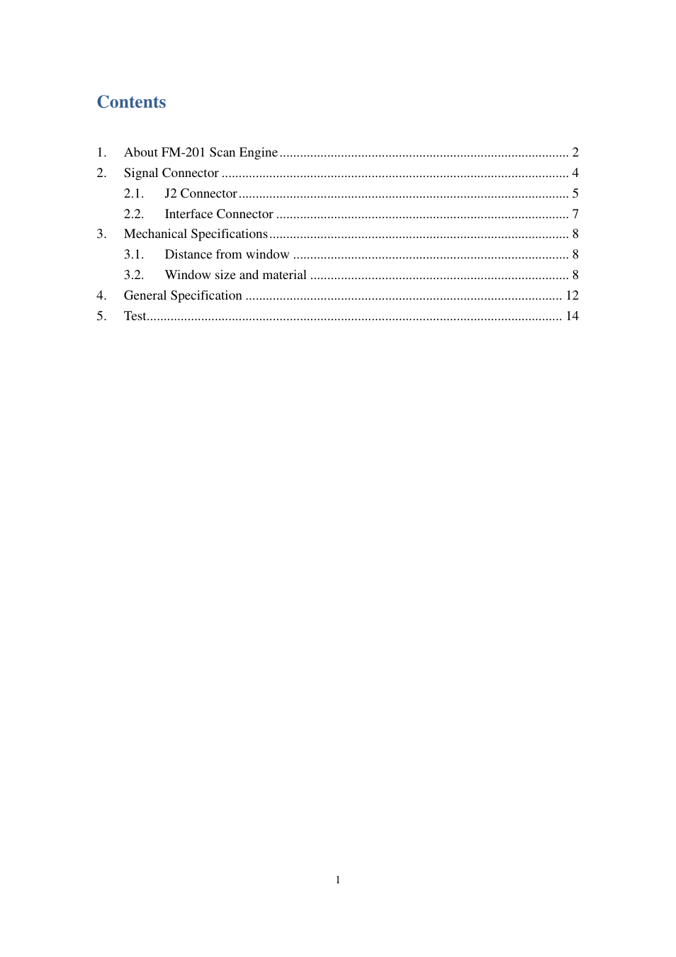 Argox FM201 User Manual | Page 2 / 15