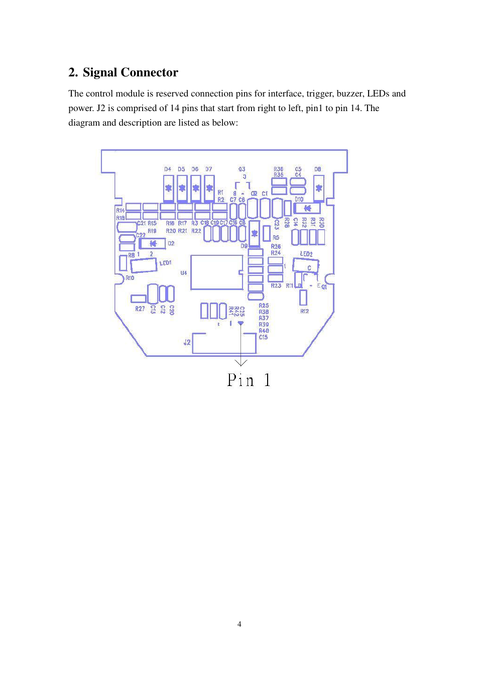 Signal connector | Argox FM201 User Manual | Page 5 / 15