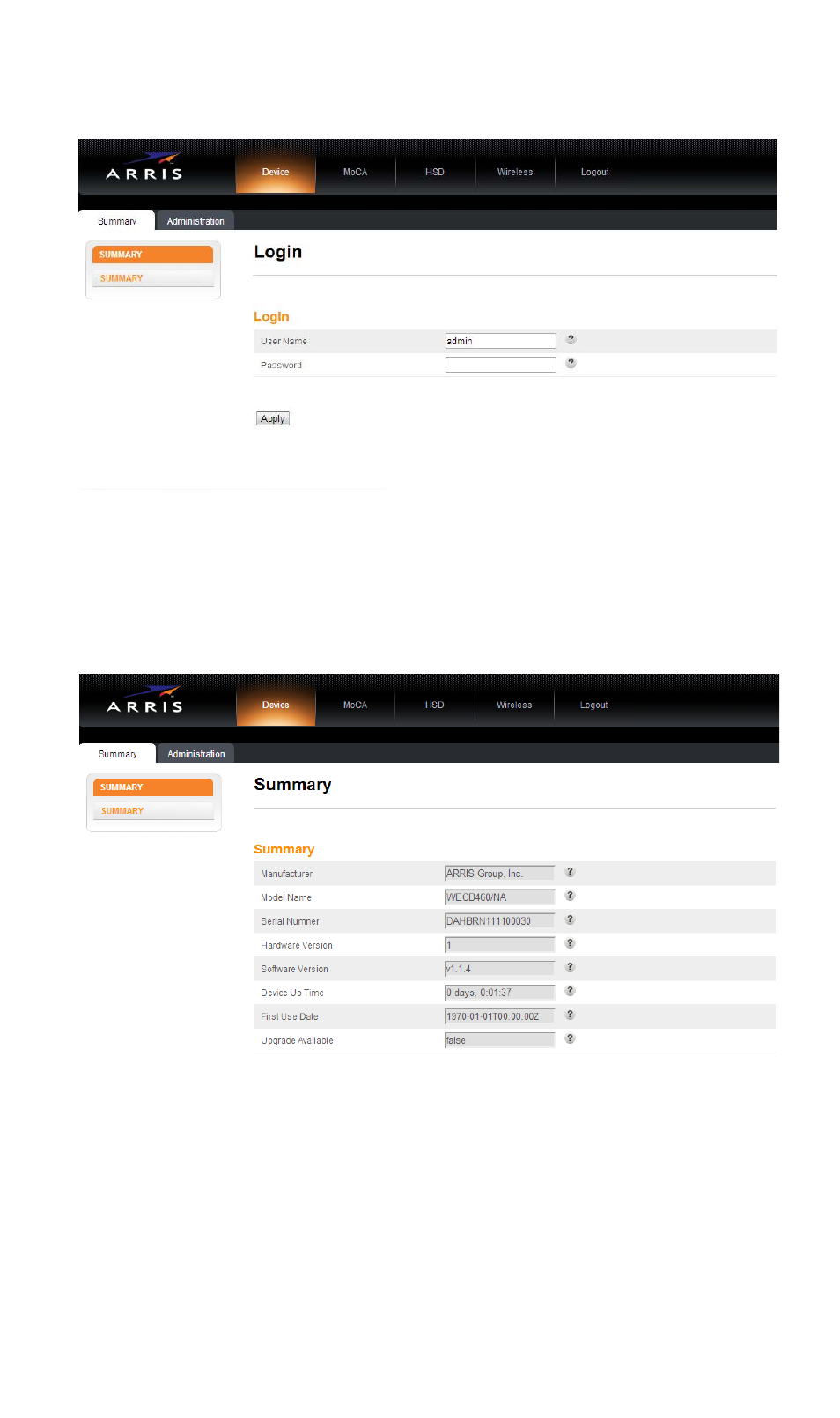 ARRIS WECB460 User Manual | Page 14 / 20