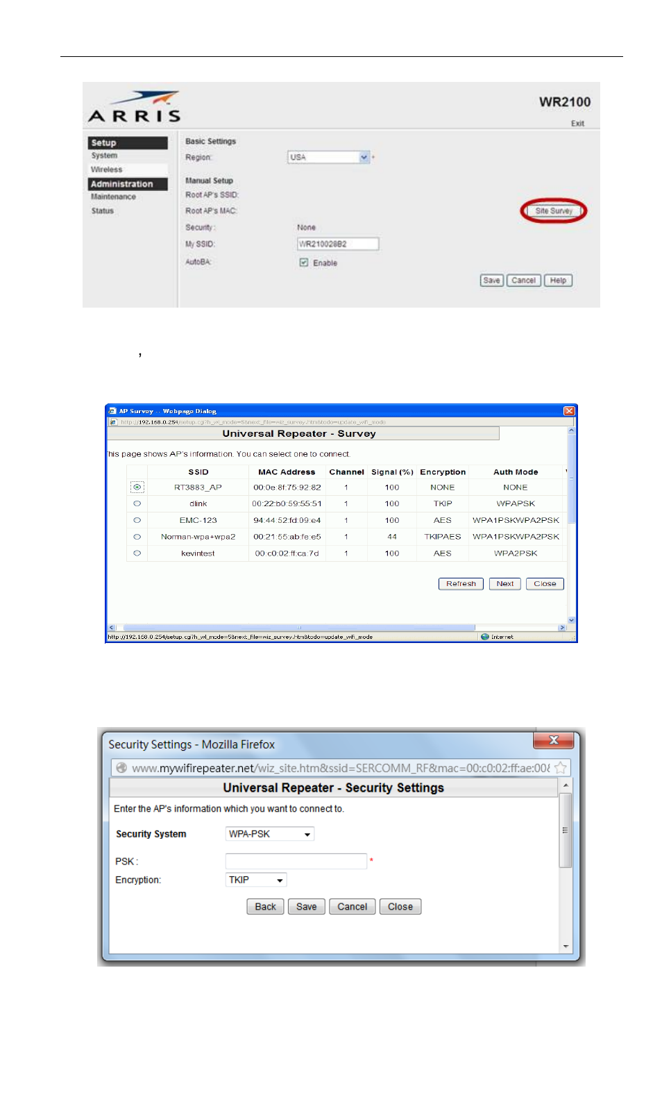 ARRIS WR2100 User Manual | Page 9 / 14