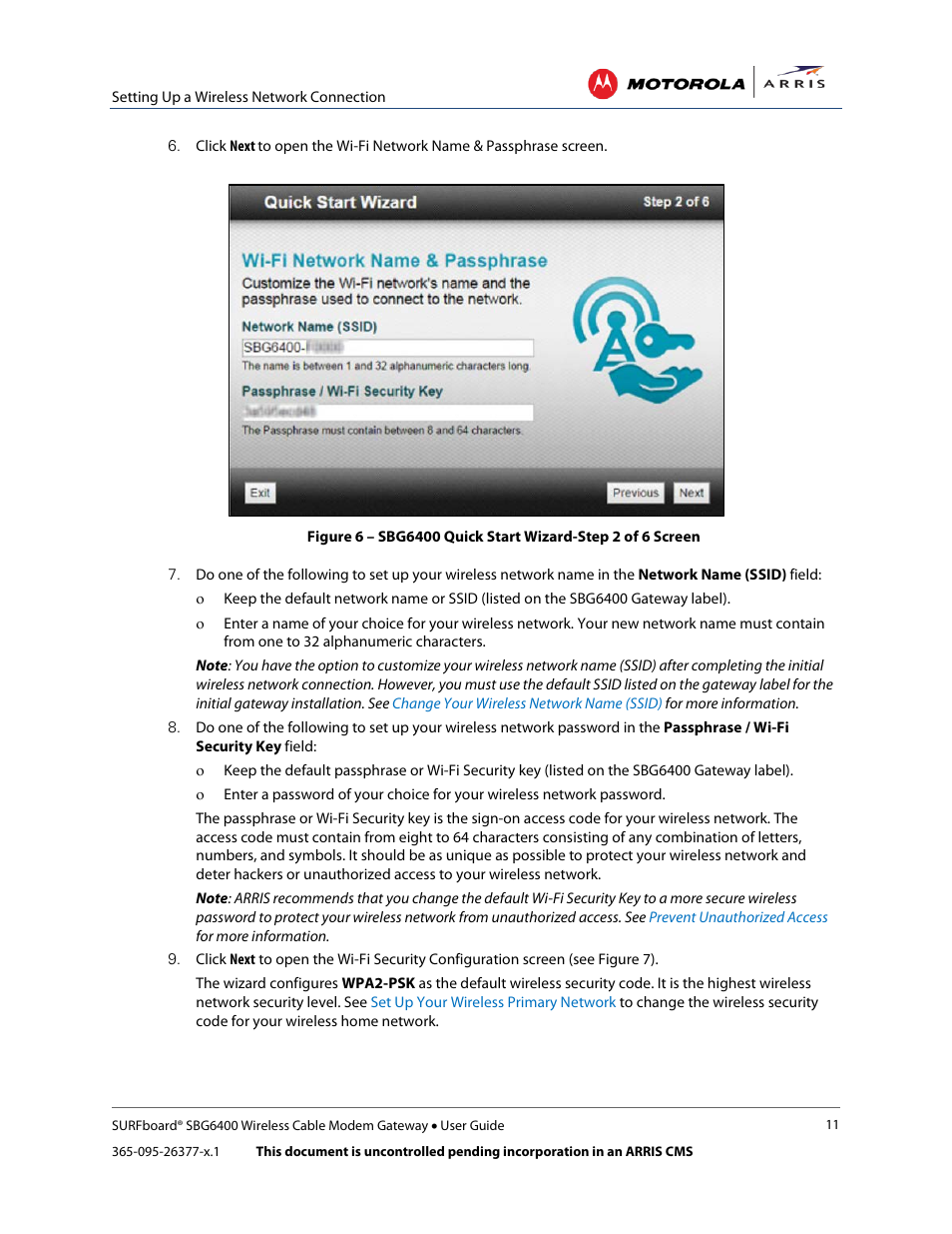 ARRIS SBG6400 User Guide User Manual | Page 20 / 59