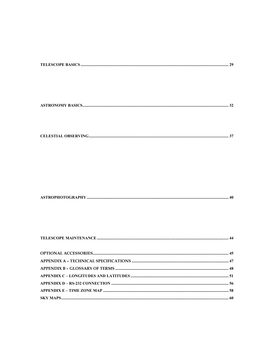 Celestron C100ED-R User Manual | Page 3 / 67