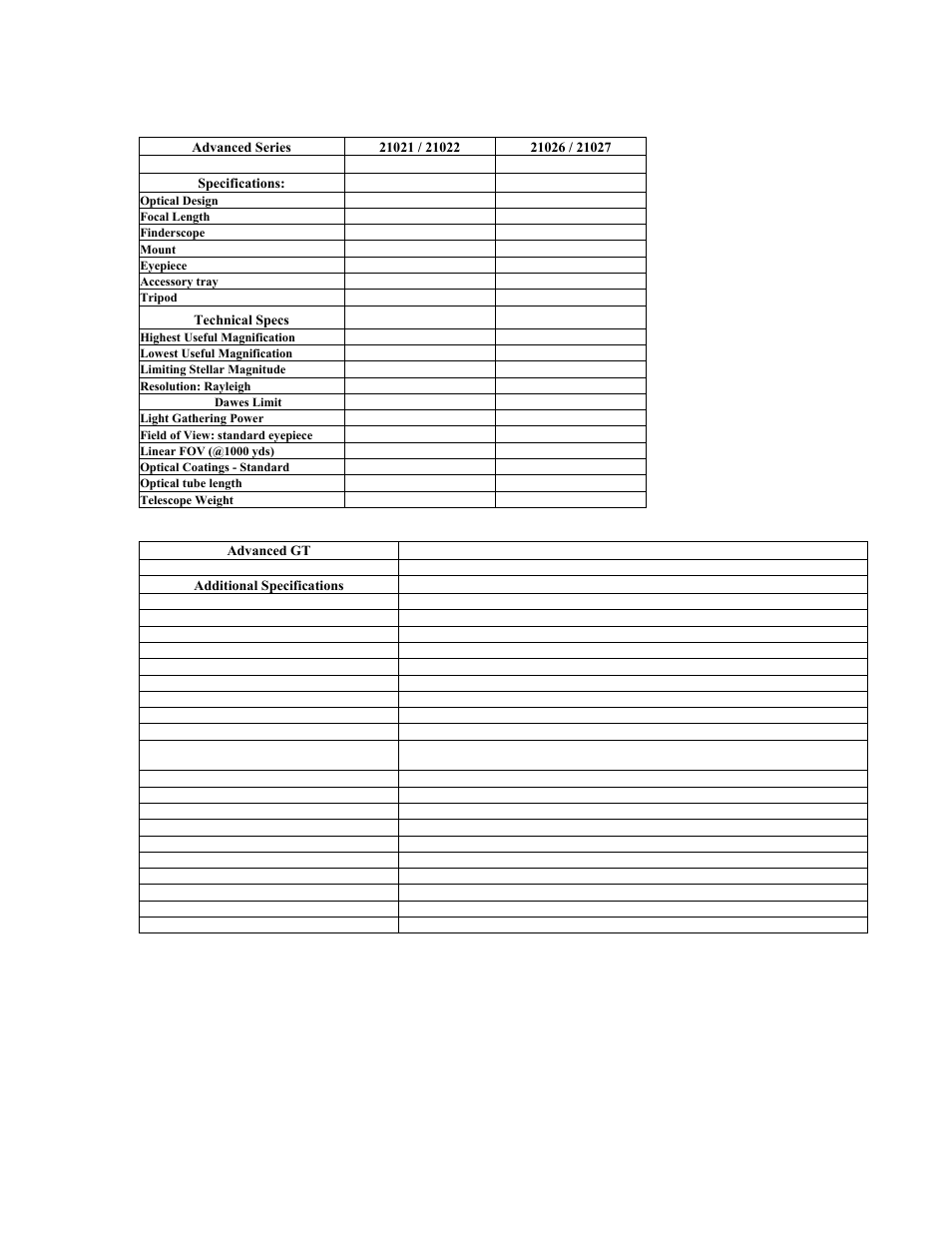 Appendix a – technical specifications | Celestron C100ED-R User Manual | Page 47 / 67