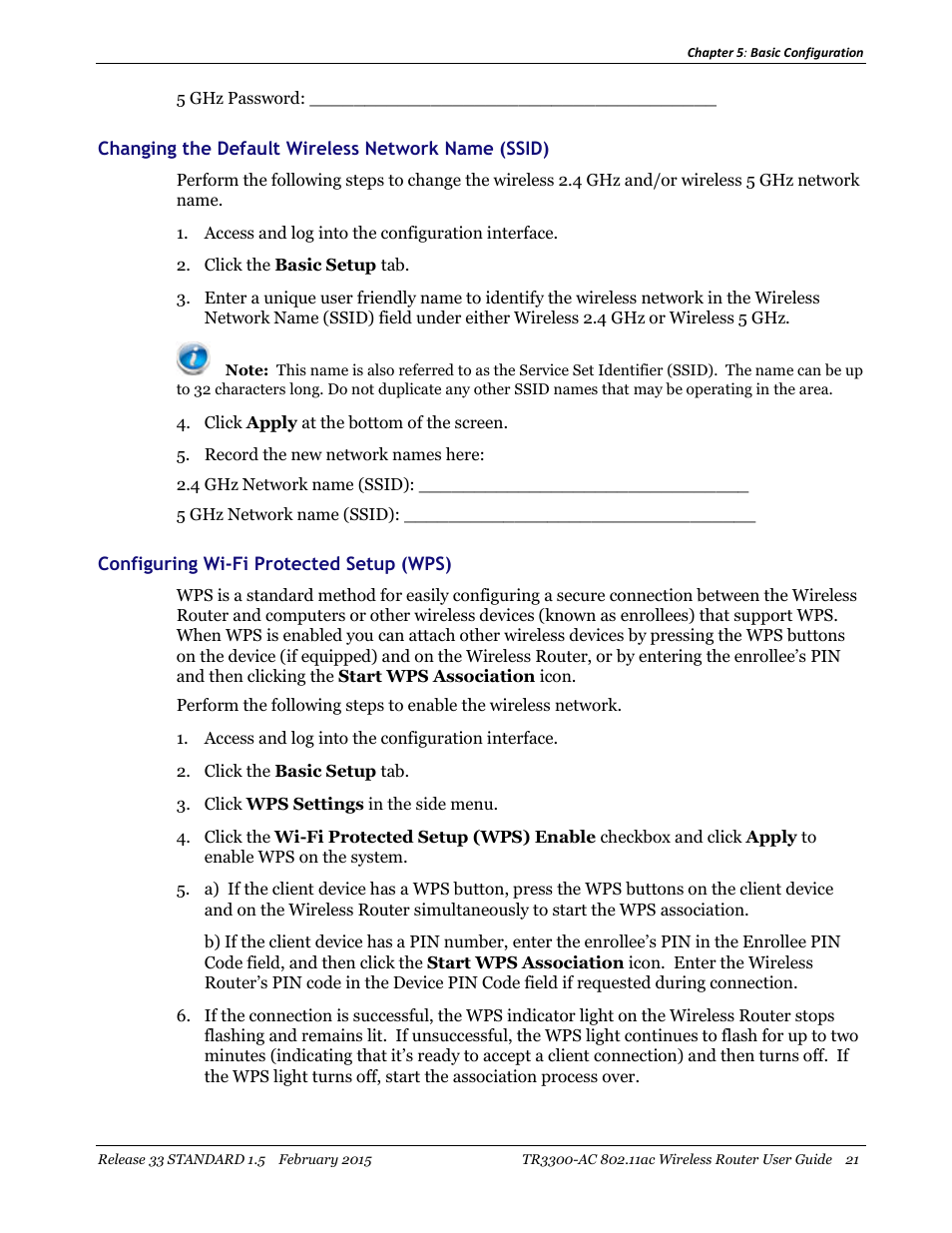 ARRIS TR3300-AC Users Guide User Manual | Page 21 / 64