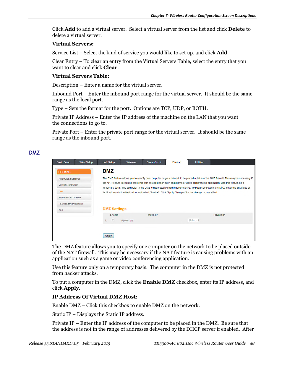 ARRIS TR3300-AC Users Guide User Manual | Page 48 / 64