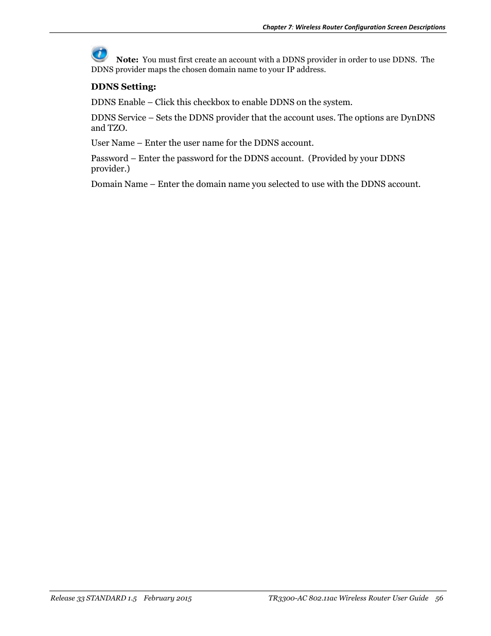 ARRIS TR3300-AC Users Guide User Manual | Page 56 / 64