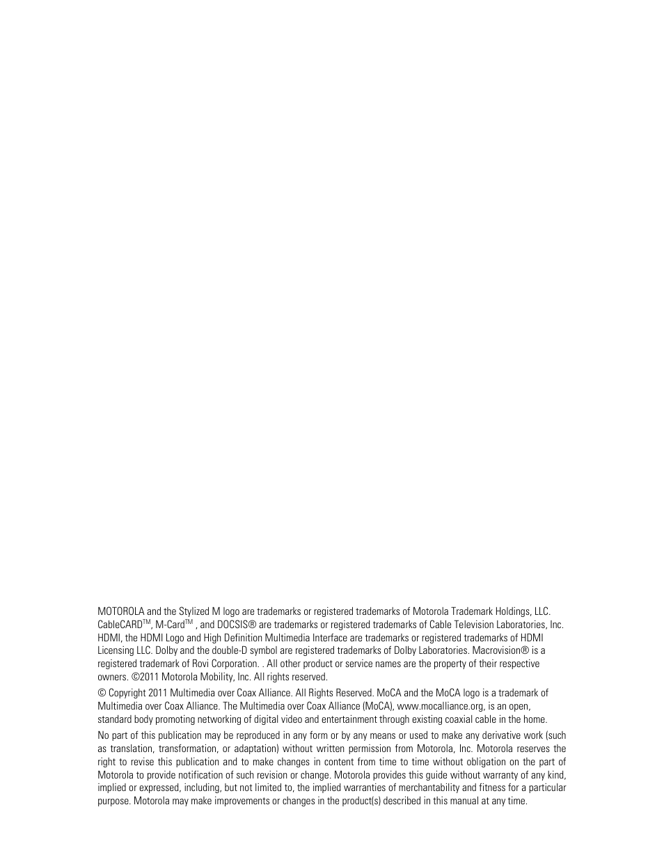 ARRIS DCX3200MP3 User Guide User Manual | Page 2 / 54