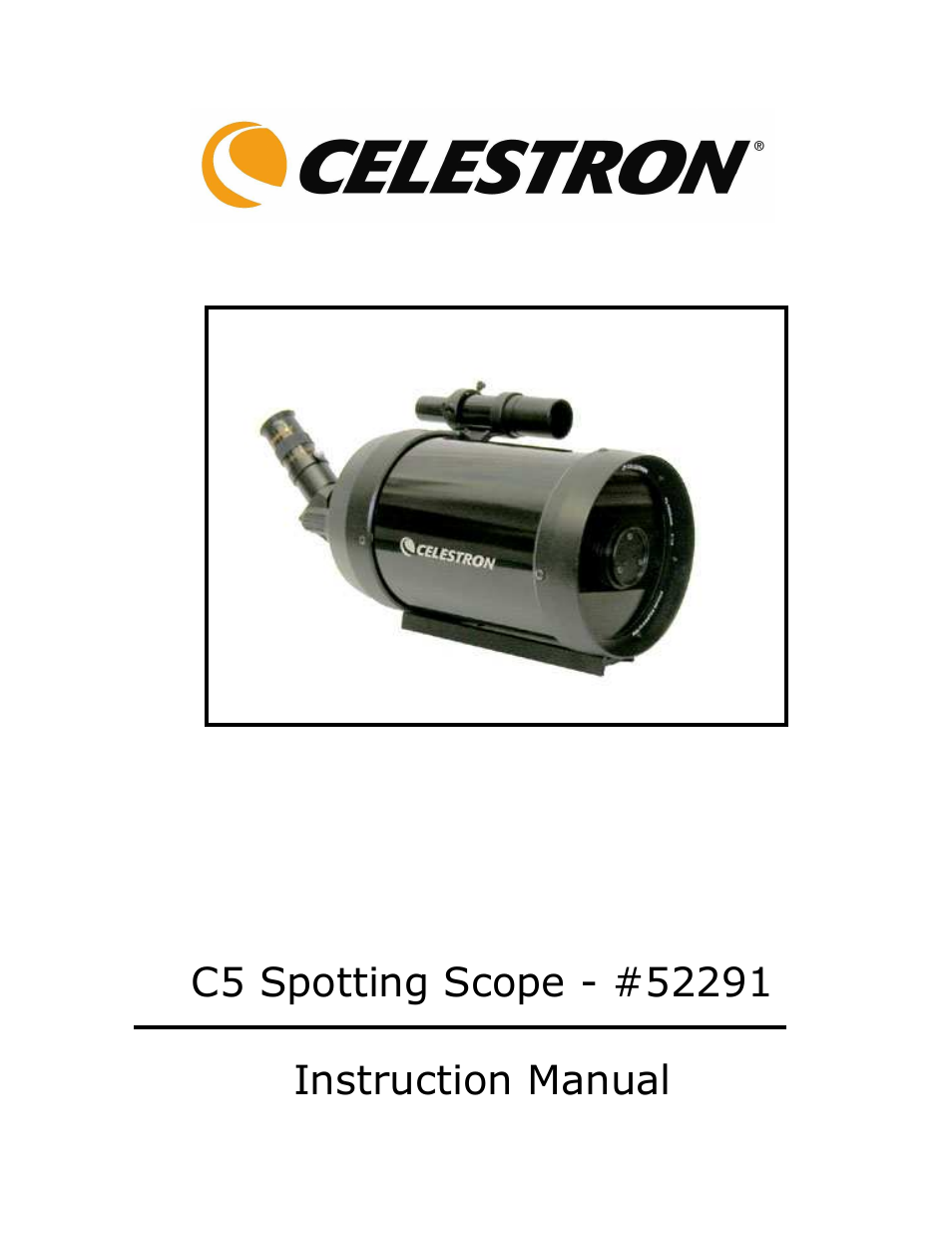 Celestron 52291 User Manual | 17 pages