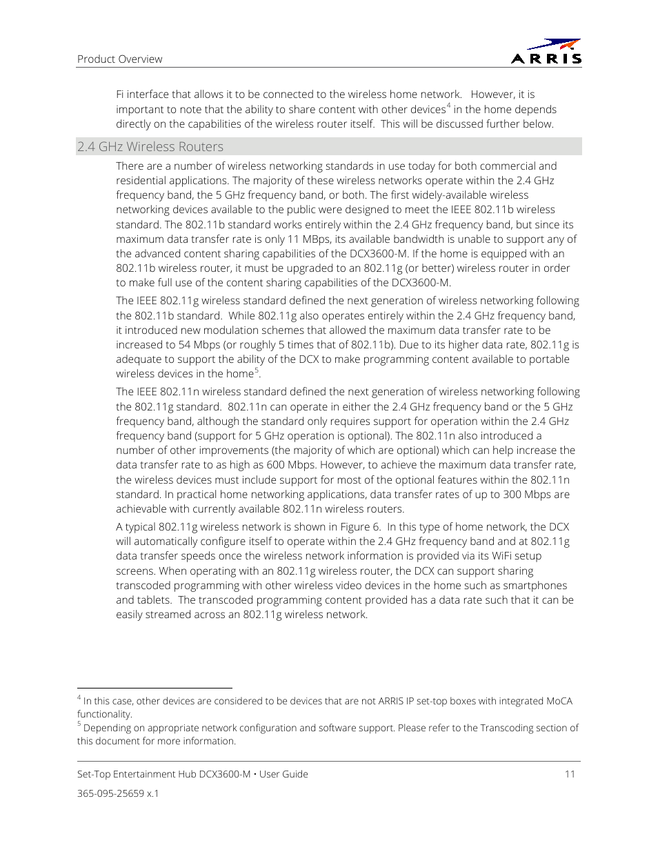 ARRIS DCX3600 User Guide User Manual | Page 18 / 42