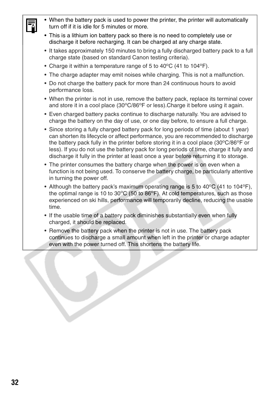 Canon CP200 User Manual | Page 33 / 53