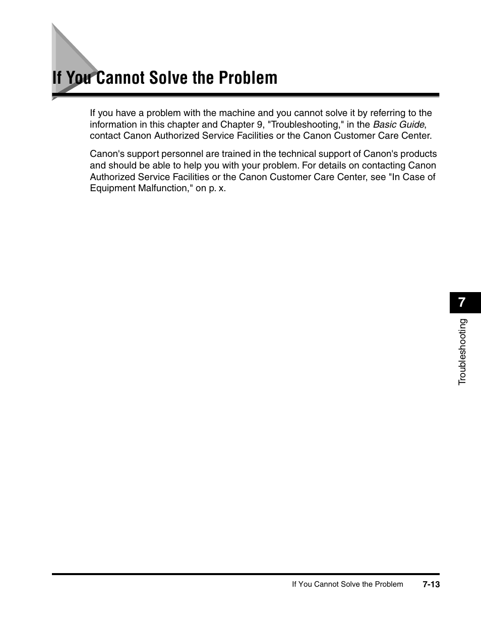 If you cannot solve the problem | Canon MF5550 User Manual | Page 83 / 98