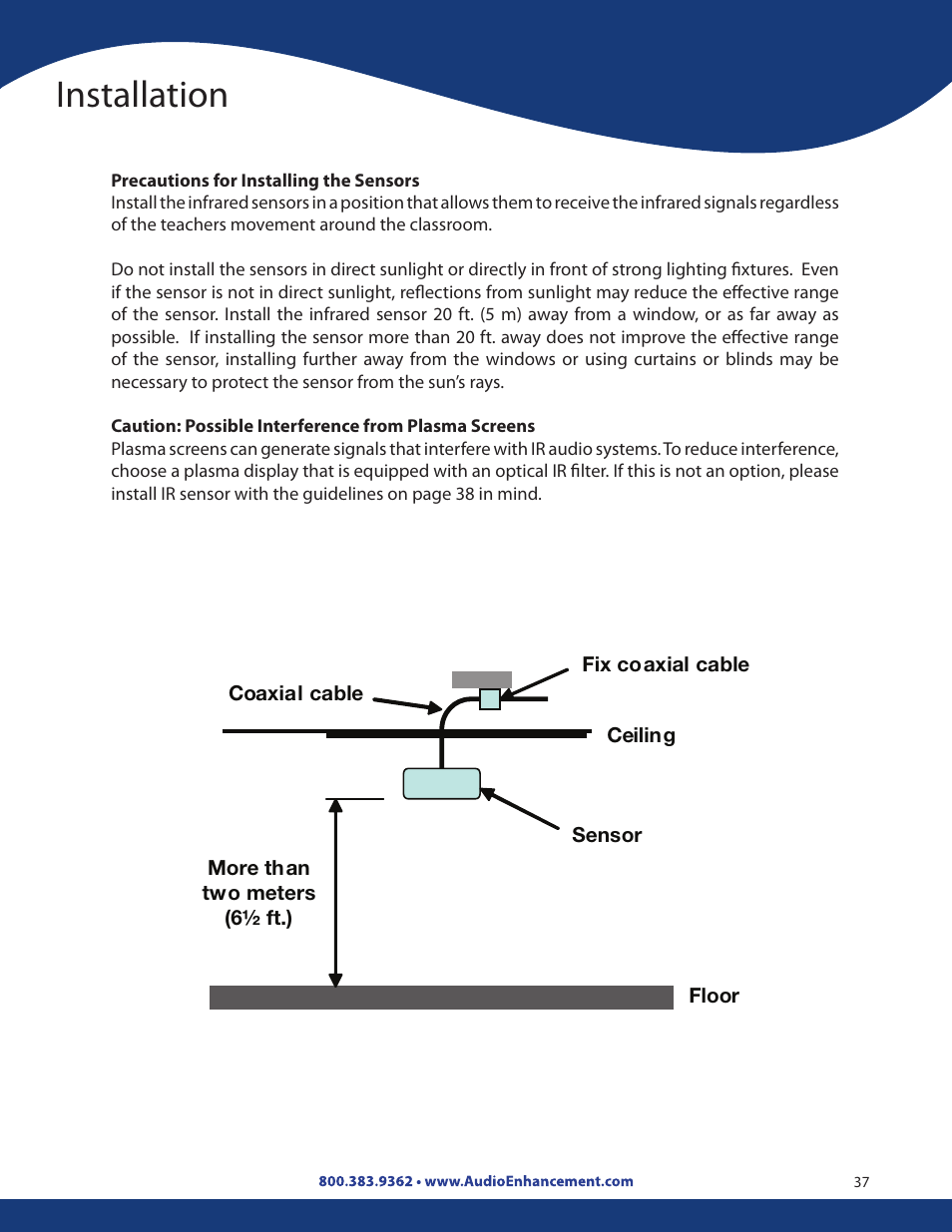 Installation | Audio Enhancement Product Manual User Manual | Page 37 / 59