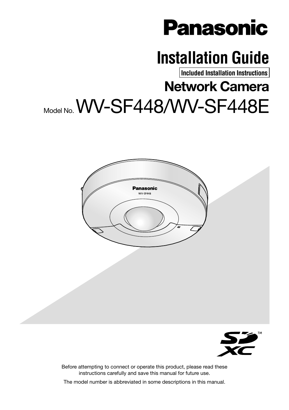 Audio Enhancement WV-SF448 User Manual | 40 pages