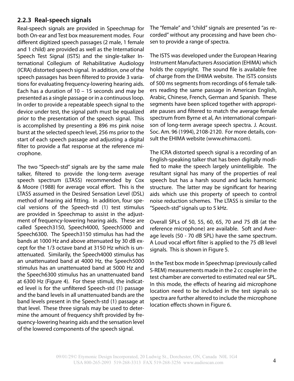 Audioscan Axiom User Manual | Page 122 / 130