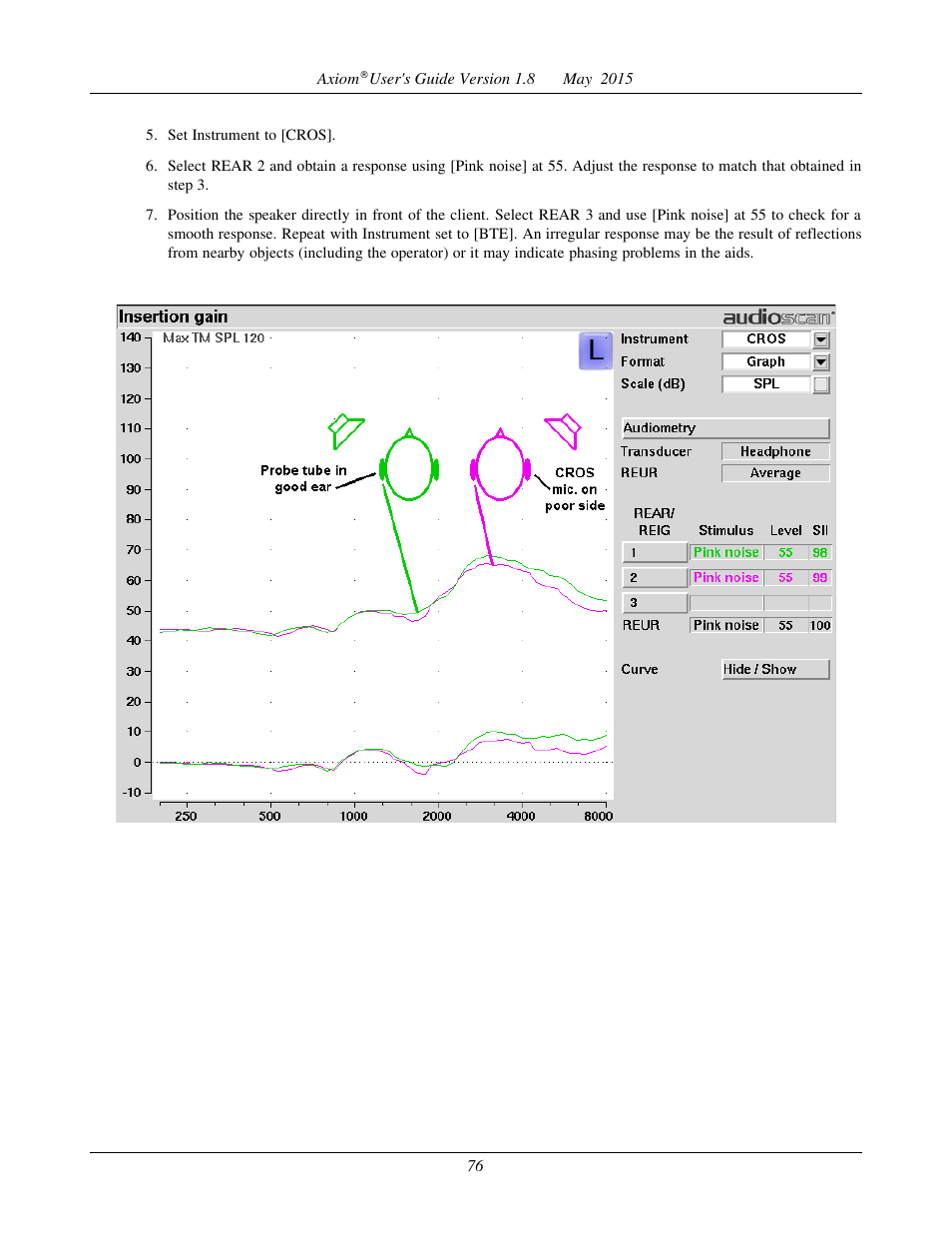 17 speechmap, Speechmap facts, Dsl 5.0 in speechmap | Audioscan Axiom User Manual | Page 76 / 130