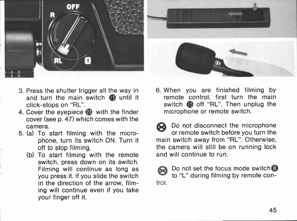 Ia connect the microphone iv, Sound cartridge) | Canon AF514XL-S User Manual | Page 45 / 121