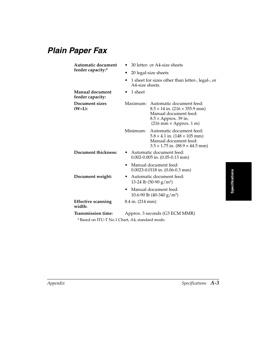 Plain paper fax | Canon H12157 User Manual | Page 325 / 359