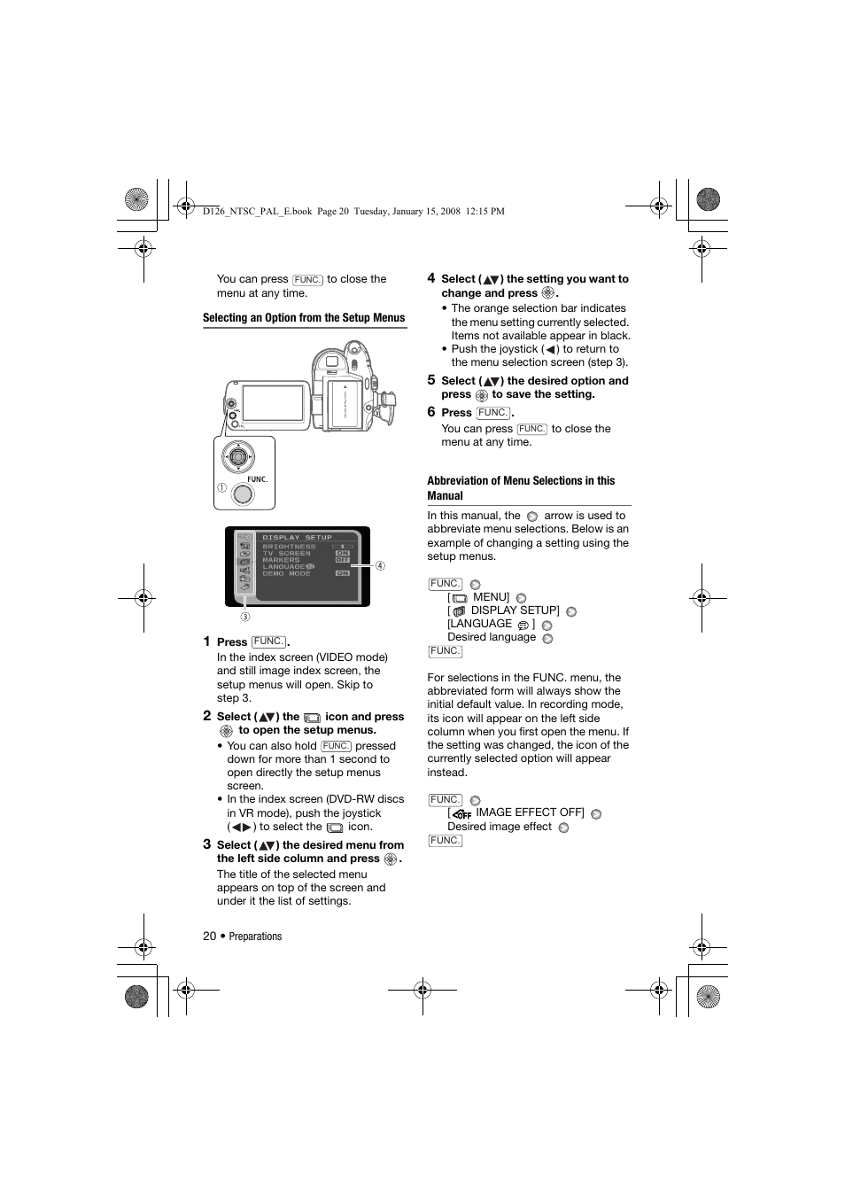 Canon DC301 User Manual | Page 20 / 87
