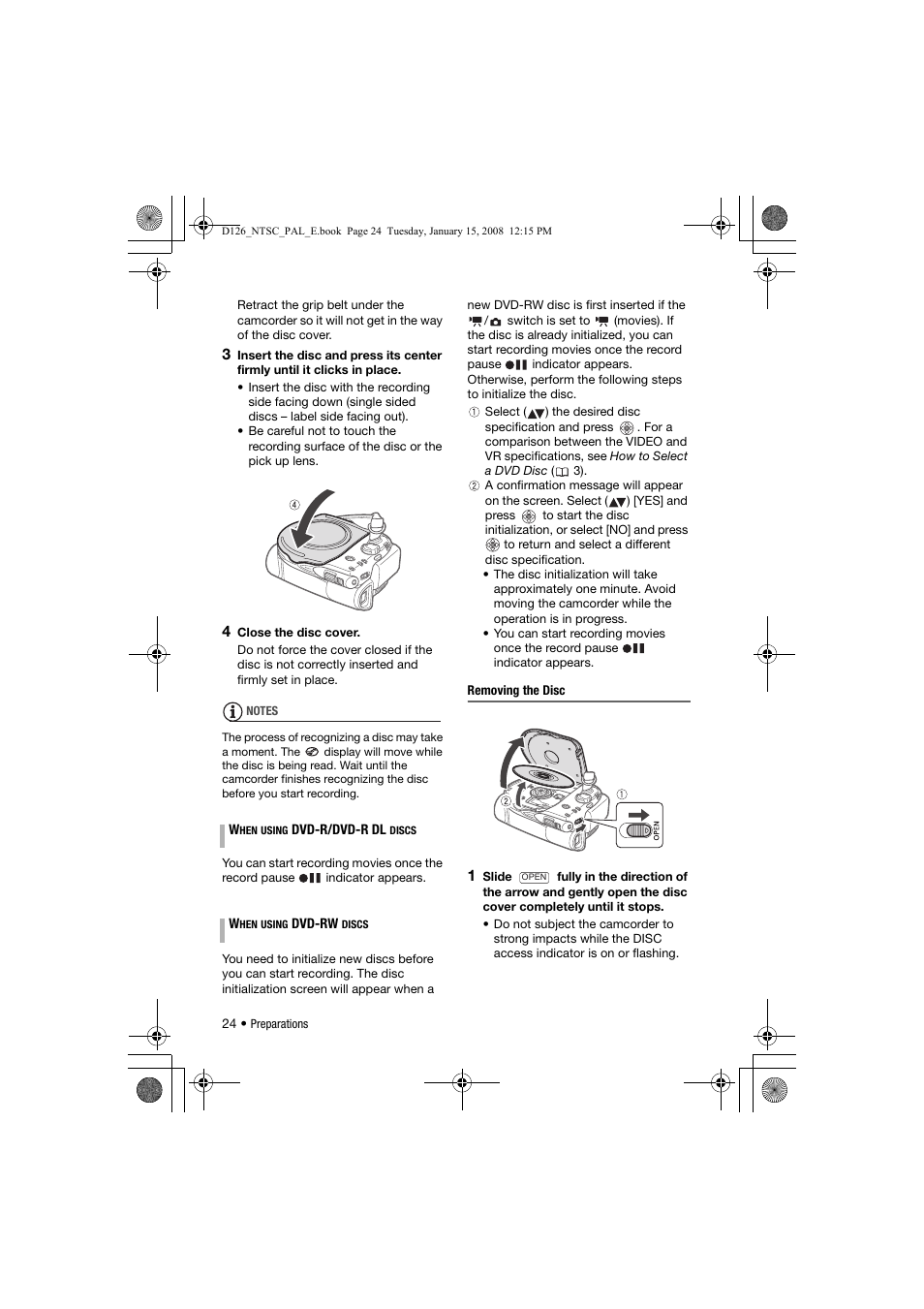 Canon DC301 User Manual | Page 24 / 87