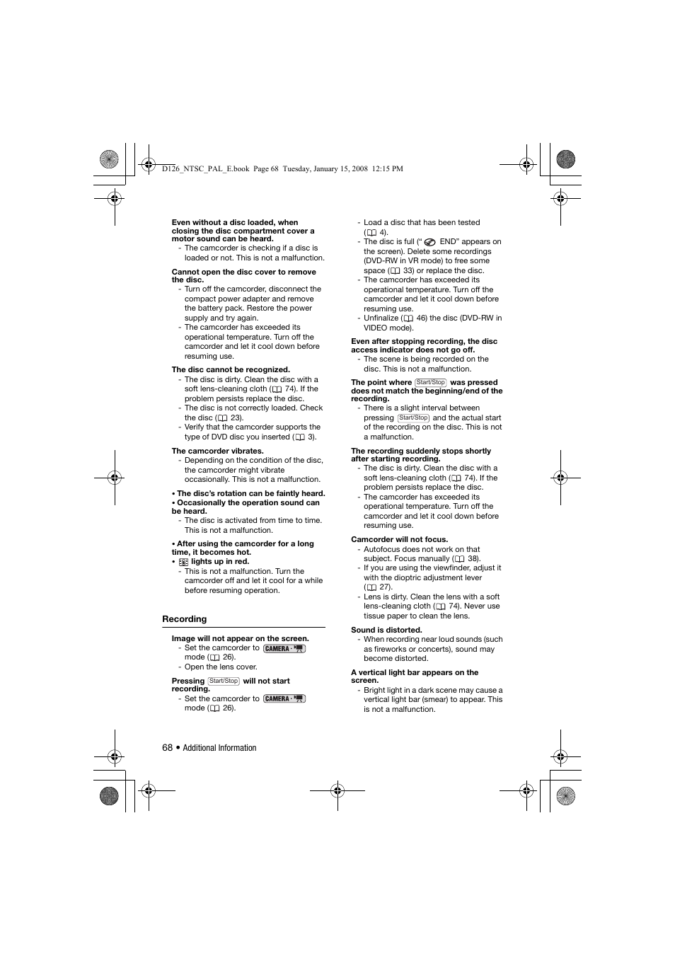 Canon DC301 User Manual | Page 68 / 87