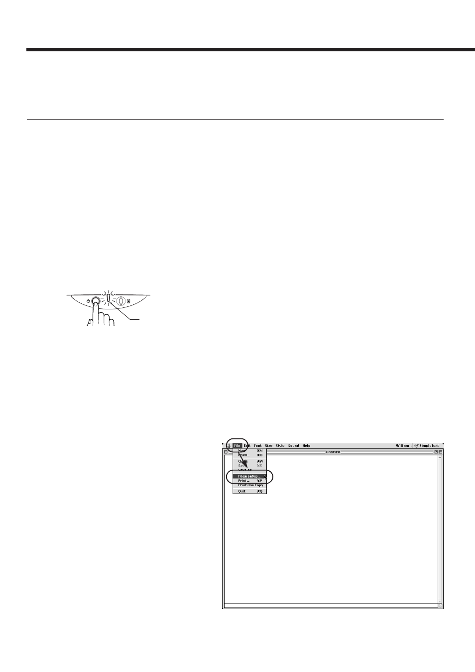 Printing from macintosh, Printing your document | Canon BJC-3000 User Manual | Page 18 / 80