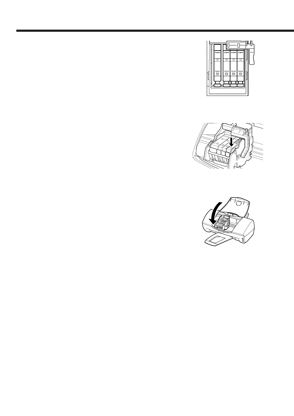 Photo colour combination, Close the front cover | Canon BJC-3000 User Manual | Page 34 / 80