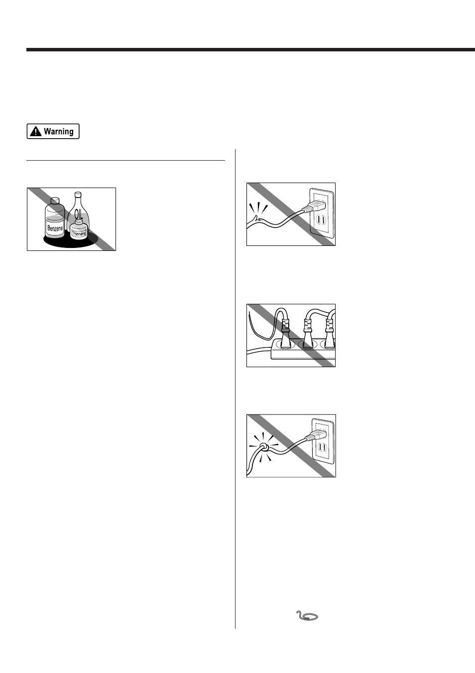 Chp.1: safety precautions, Choosing a location, Power supply | Safety precautions | Canon BJC-3000 User Manual | Page 6 / 80