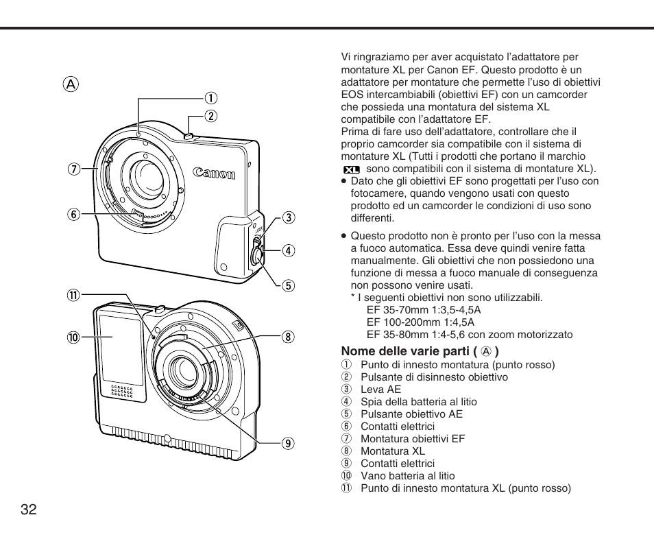 Canon XL User Manual | Page 32 / 44