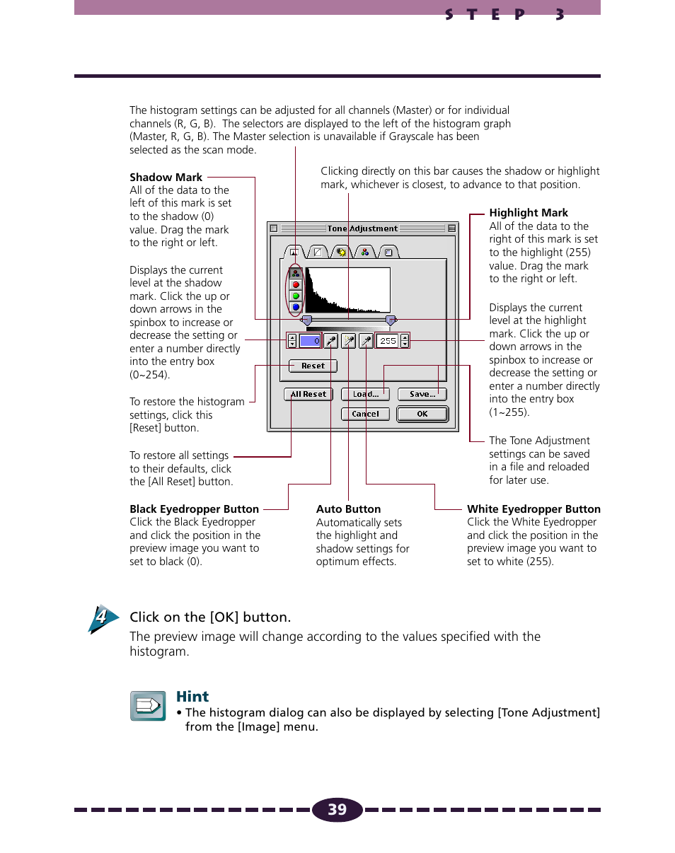 P. 39), Hint | Canon N650U User Manual | Page 39 / 67