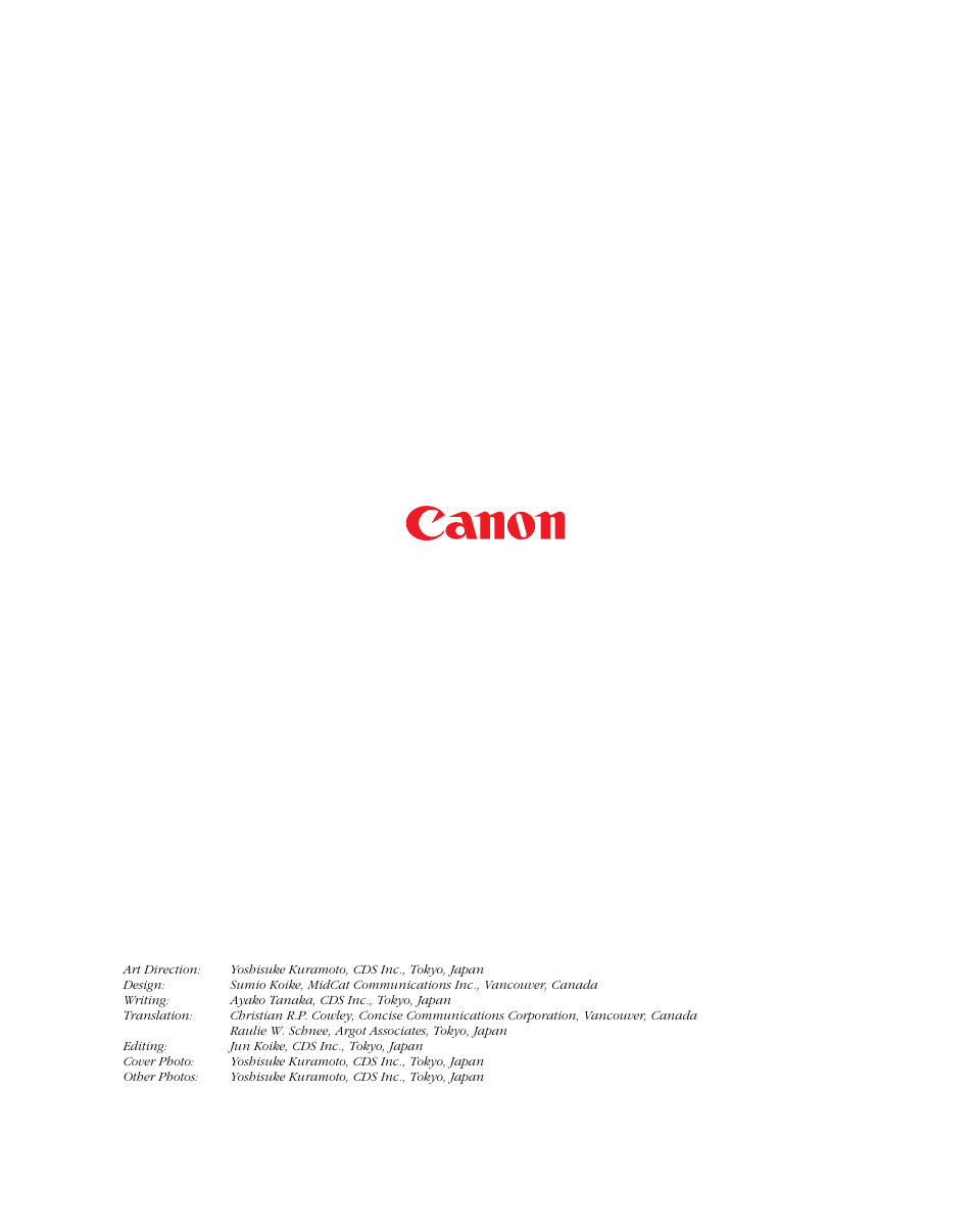 Canon N650U User Manual | Page 67 / 67