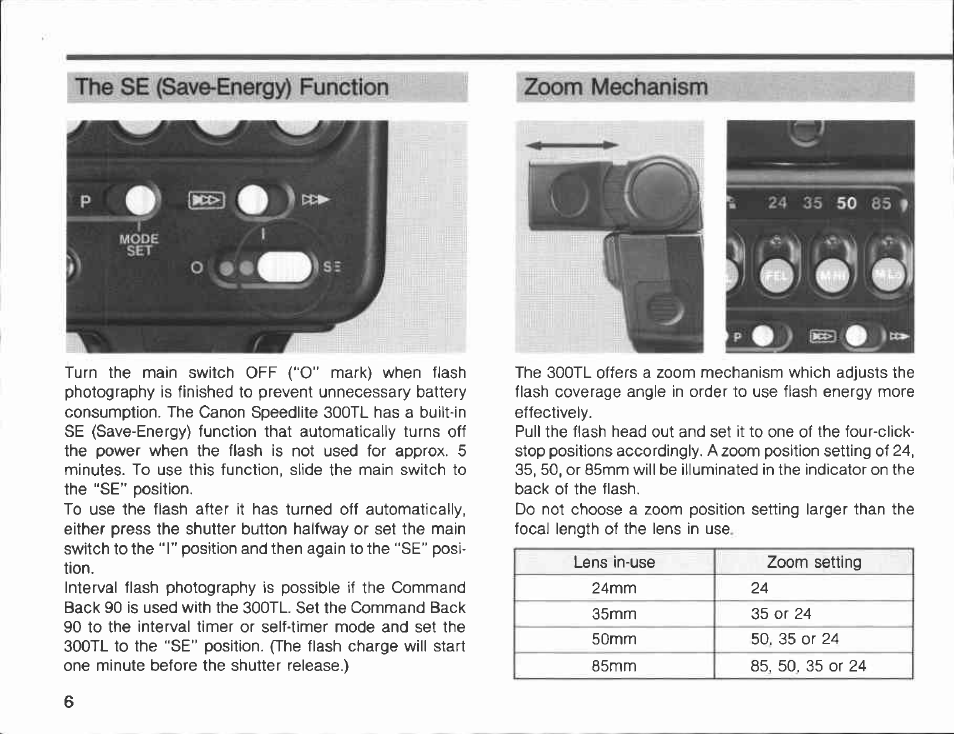 Canon 300 TL User Manual | Page 6 / 74