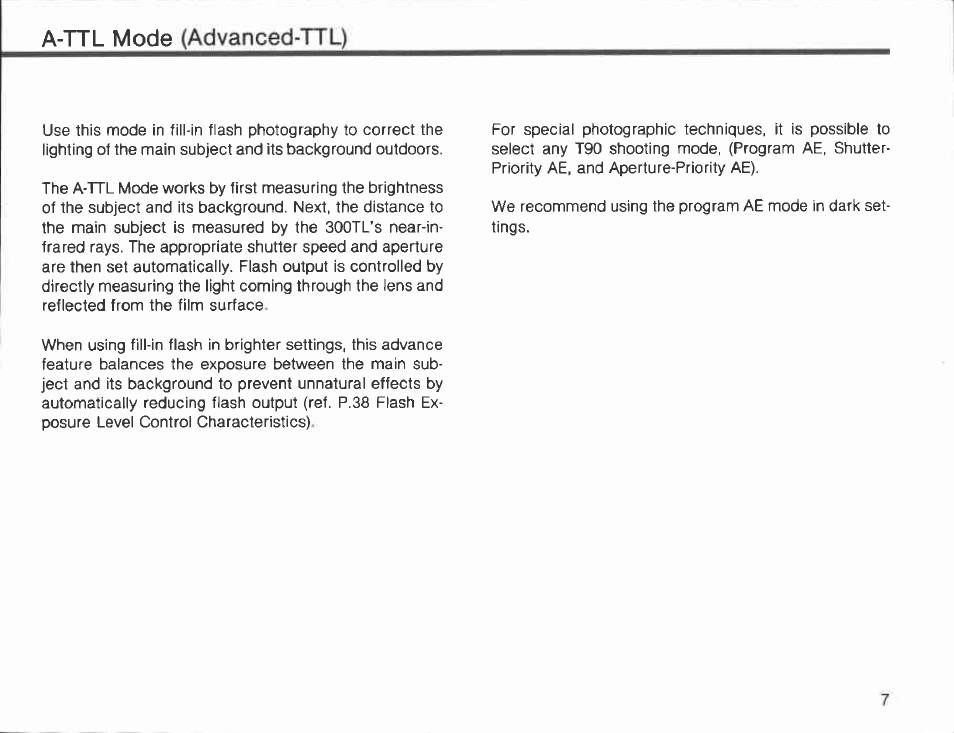 Nomenclature | Canon 300 TL User Manual | Page 7 / 74