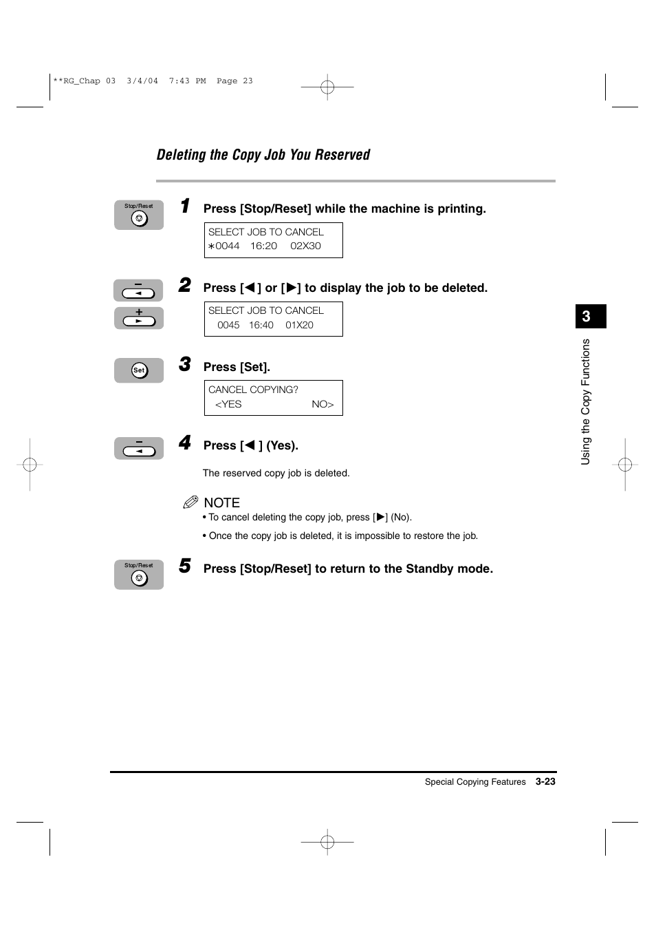 Canon IMAGERUNNER 1670F User Manual | Page 64 / 134