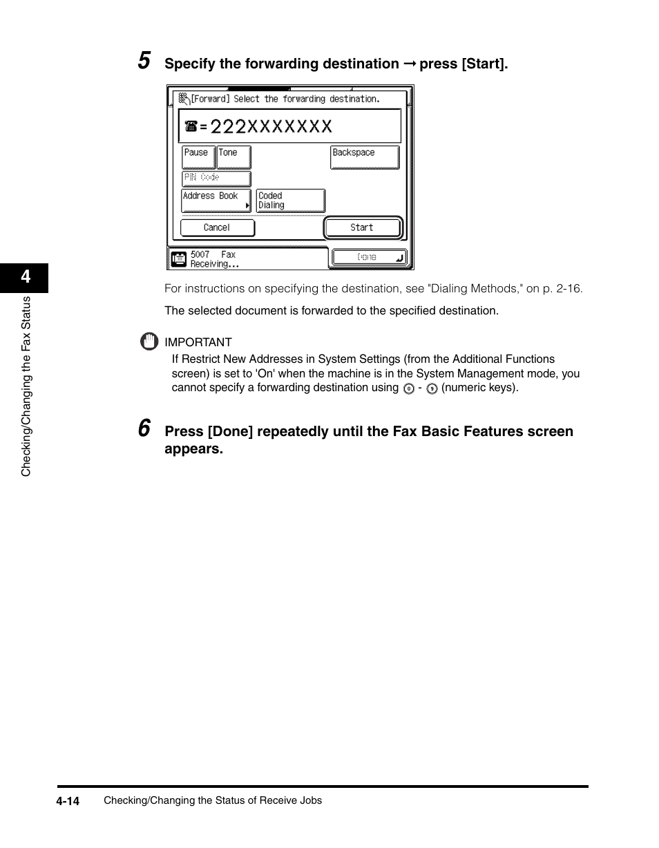 Canon IMAGERUNNER 2230 User Manual | Page 166 / 352