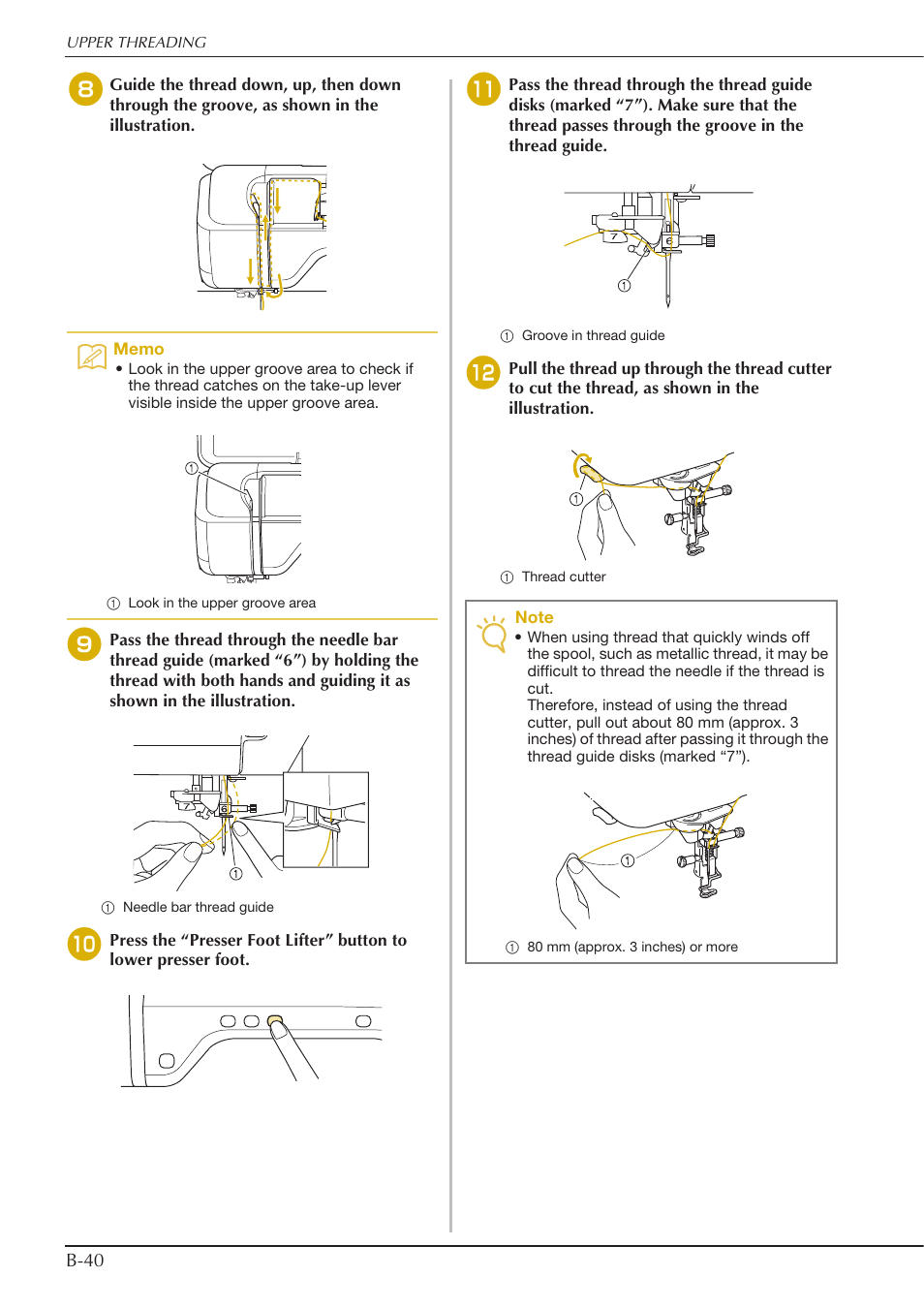 Baby Lock Spirit (BLPY) Instruction and Reference Guide User Manual | Page 42 / 184