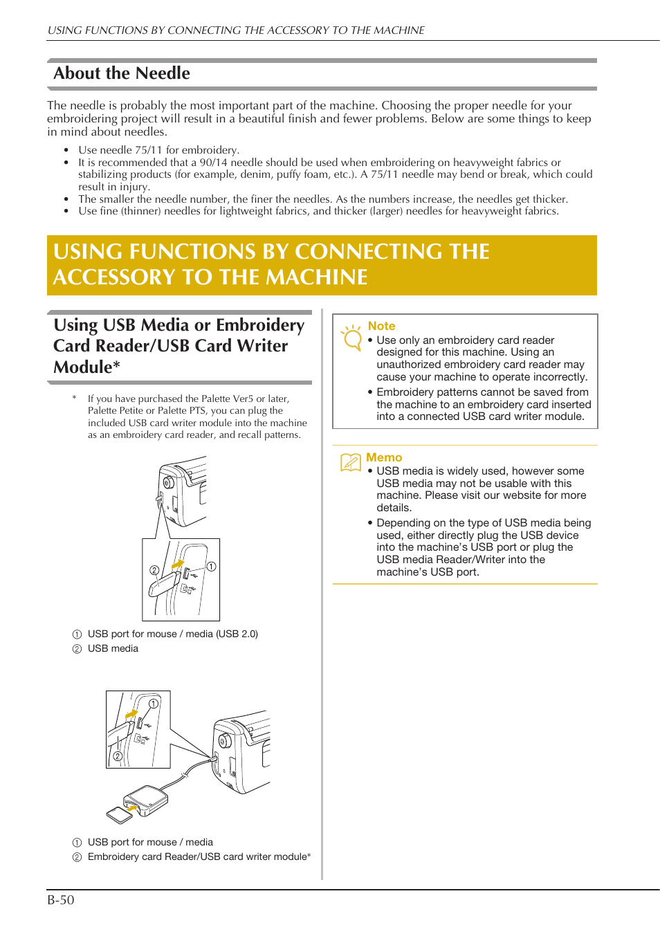 About the needle | Baby Lock Spirit (BLPY) Instruction and Reference Guide User Manual | Page 52 / 184