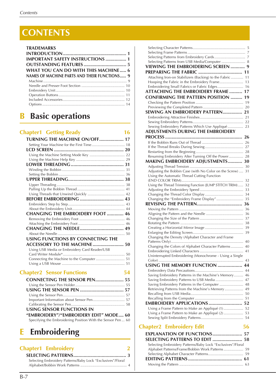 Baby Lock Spirit (BLPY) Instruction and Reference Guide User Manual | Page 9 / 184