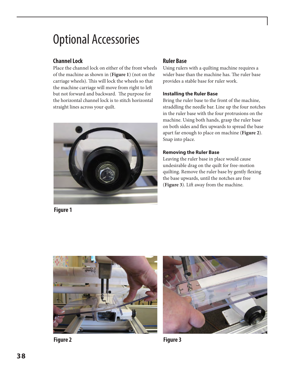 Optional accessories | Baby Lock Crown Jewel II (BLCJ18-2) Manual User Manual | Page 45 / 47