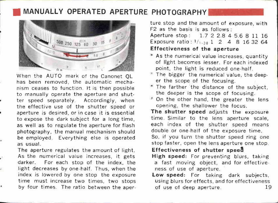 Ipreparations for ee photography | Canon QL19 User Manual | Page 21 / 40