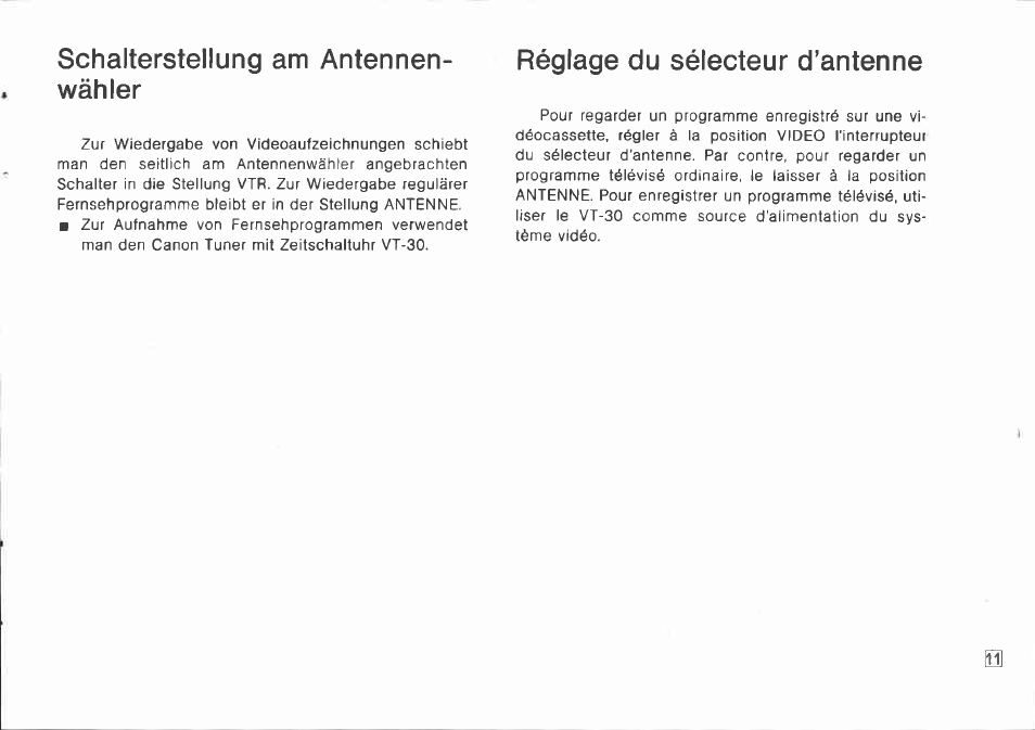 Canon CA-30 User Manual | Page 11 / 34