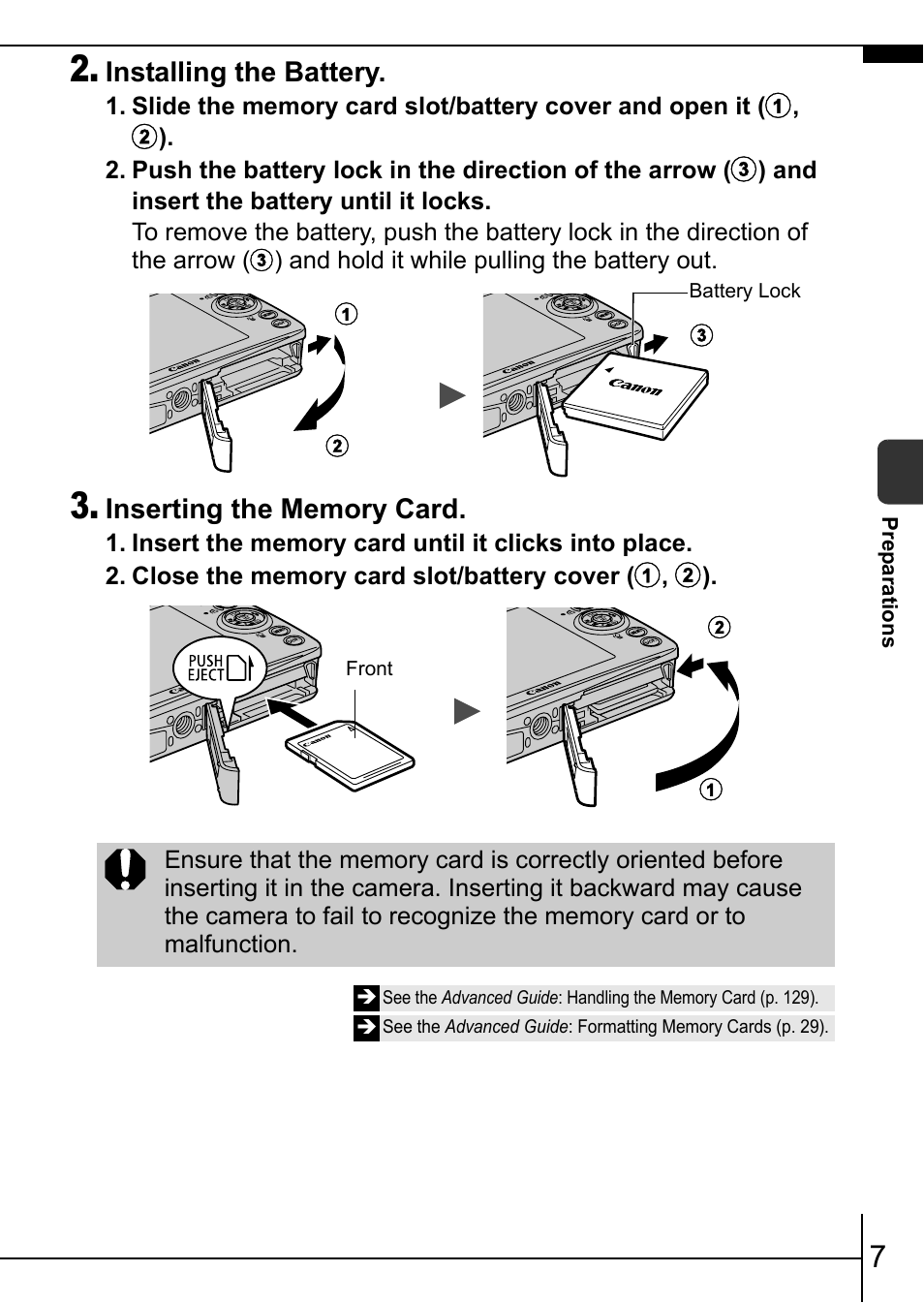 Canon IXUS 75 User Manual | Page 9 / 35