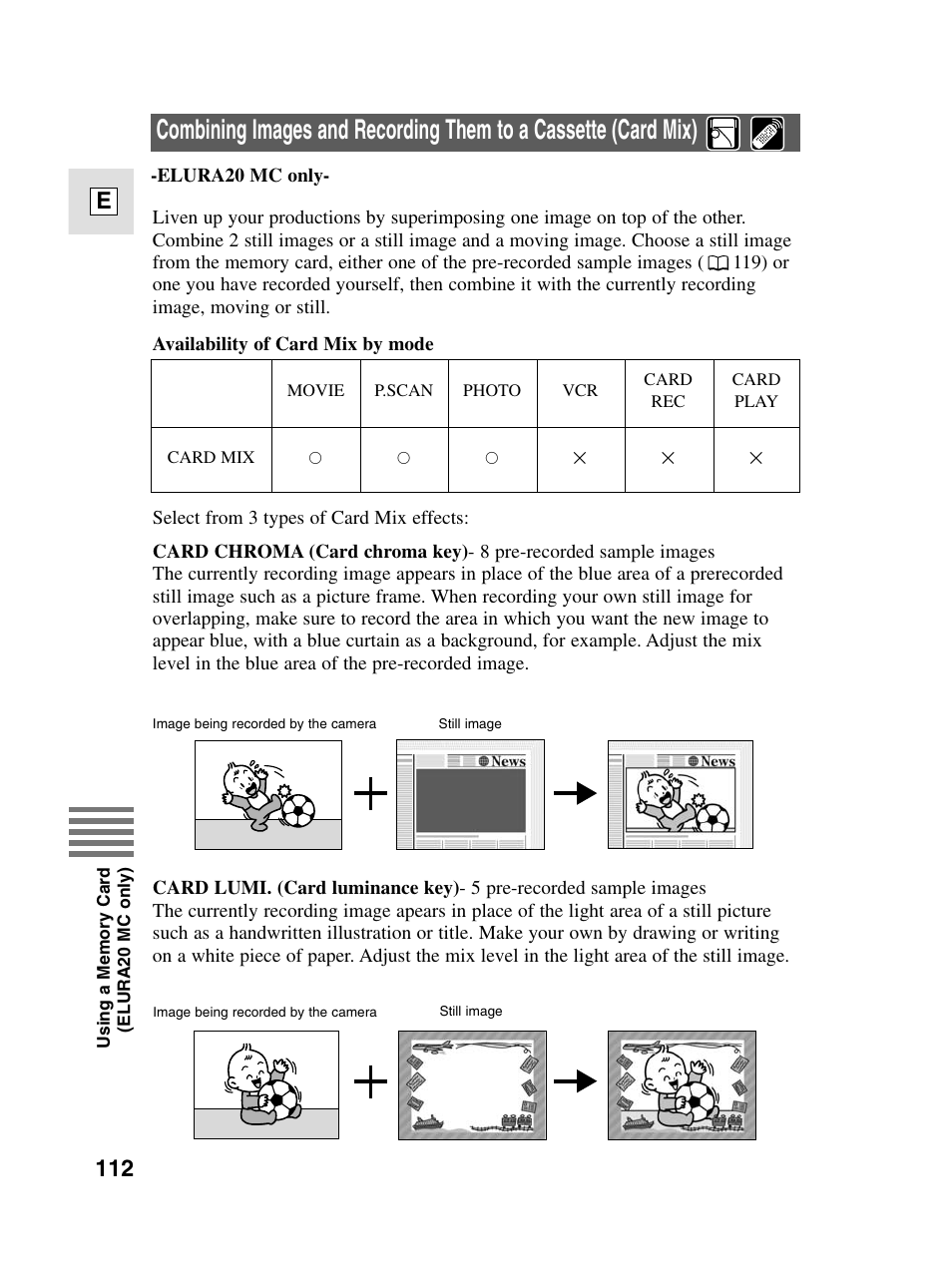 112 e | Canon elura20 User Manual | Page 112 / 152
