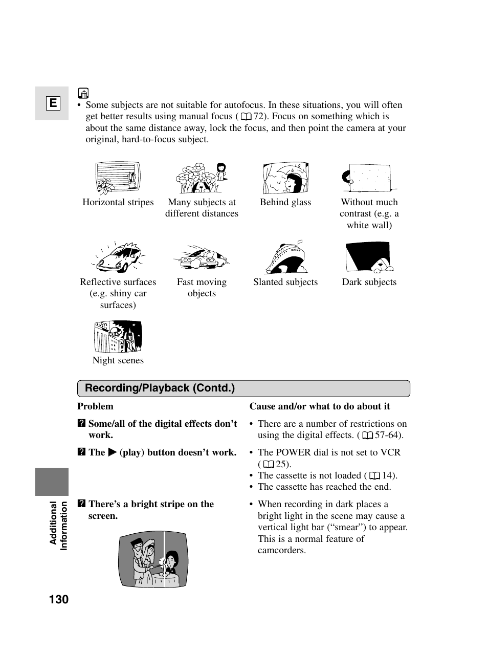 130 e | Canon elura20 User Manual | Page 130 / 152