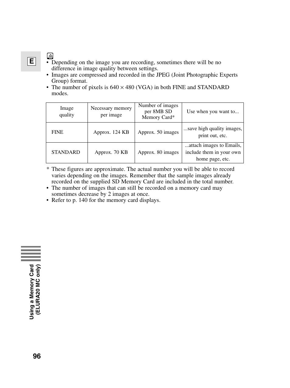 96 e | Canon elura20 User Manual | Page 96 / 152