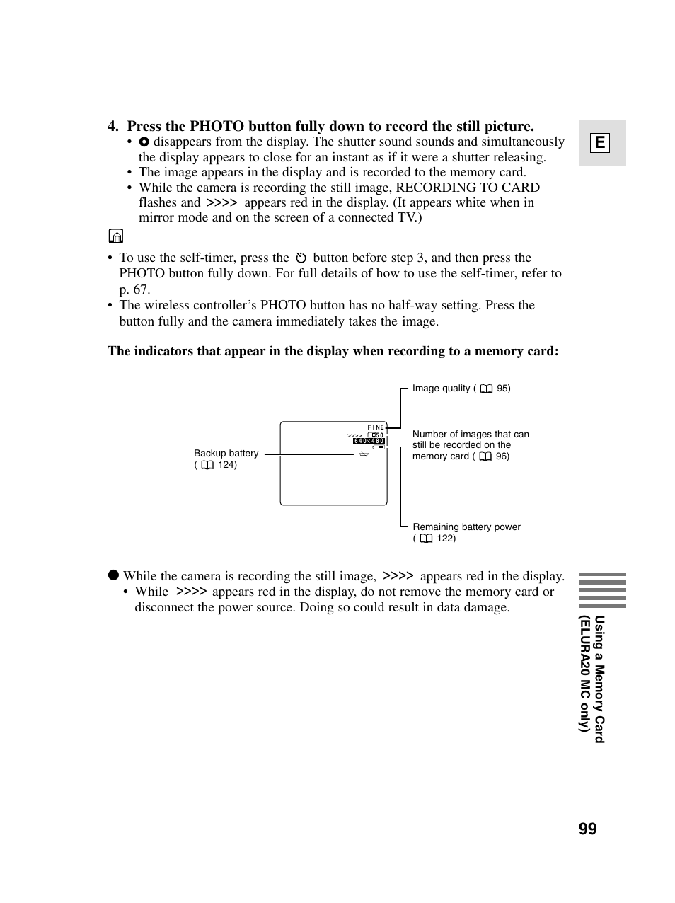 99 e | Canon elura20 User Manual | Page 99 / 152