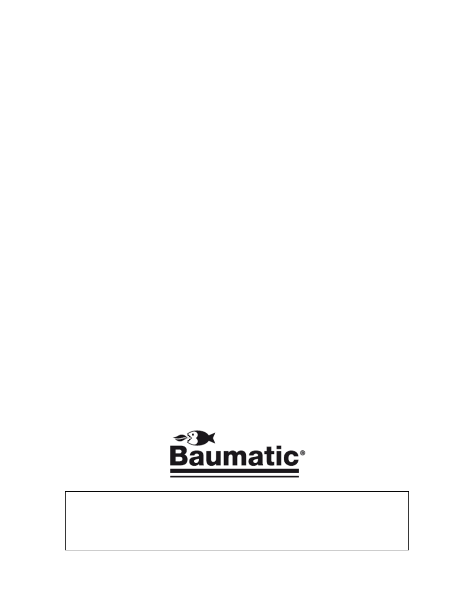 Bce625-ss/w/bl/r/iv, User manual for your baumatic | Baumatic BCE625-SS User Manual | Page 2 / 40