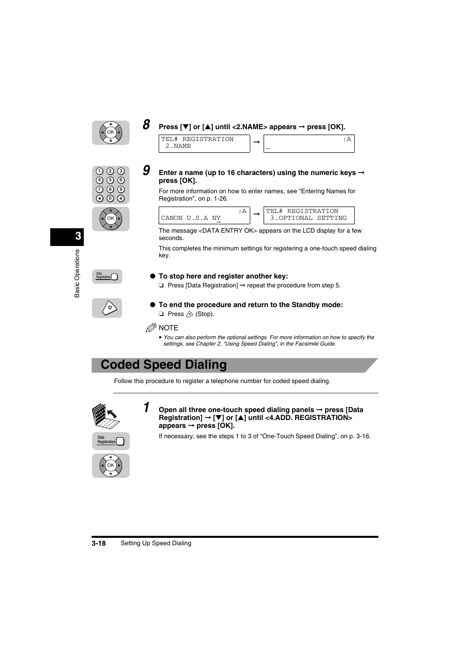 Coded speed dialing | Canon FAX-L2000IP  EN User Manual | Page 74 / 108