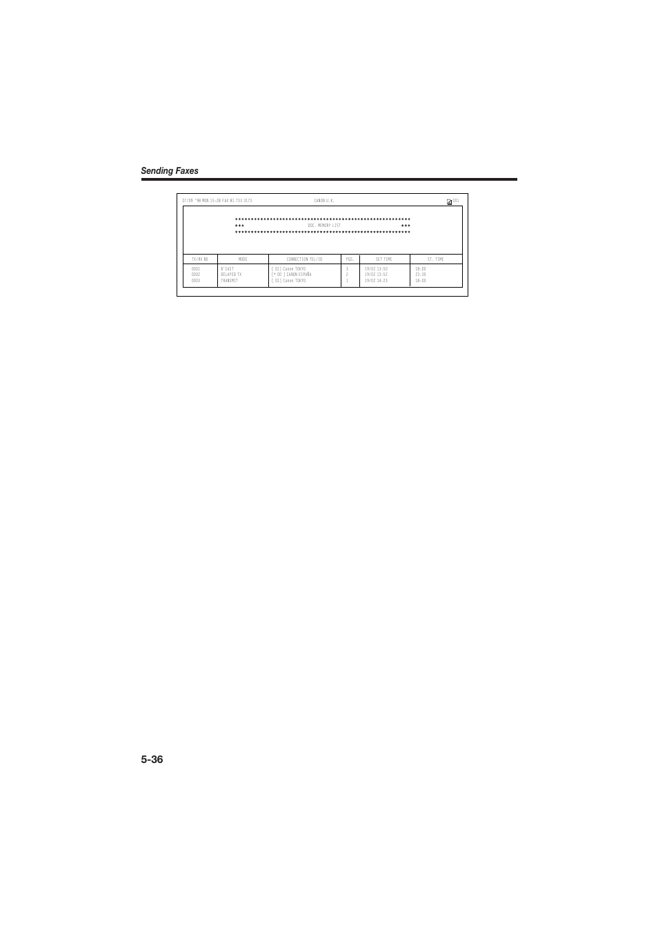 Sending faxes | Canon L250 User Manual | Page 138 / 282