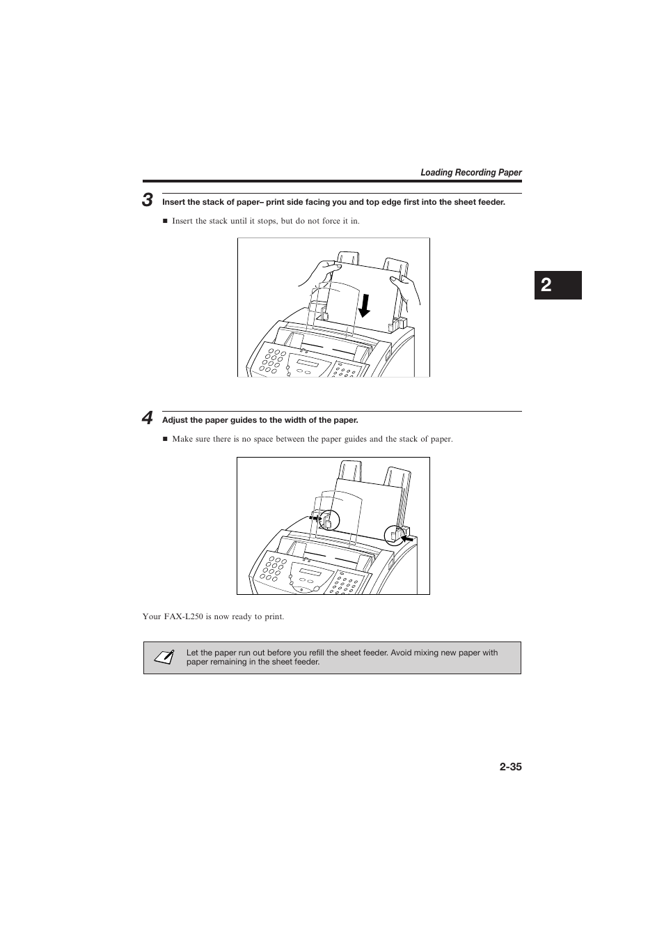 Canon L250 User Manual | Page 61 / 282